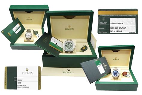 rolex international warranty.